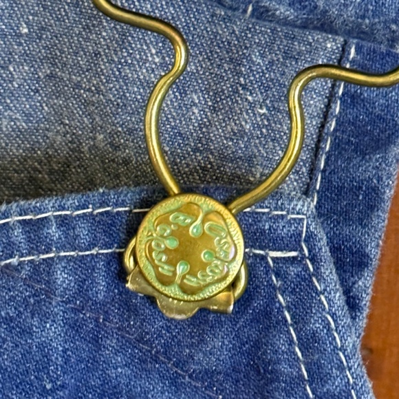 OshKosh B'gosh Vintage 70s American Union Made Sanforized Vesbak Overall 26-28 - Picture 4 of 9